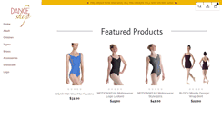 Desktop Screenshot of danceshopatnutmeg.com